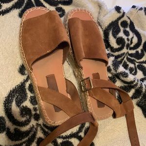 Asos wedge suede sandals